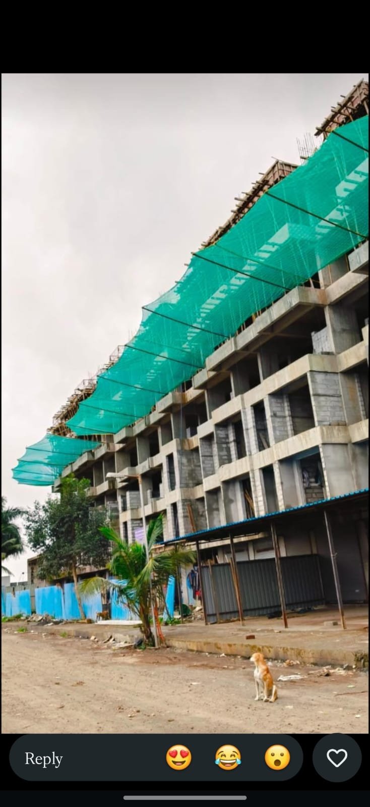 Construction safety netting